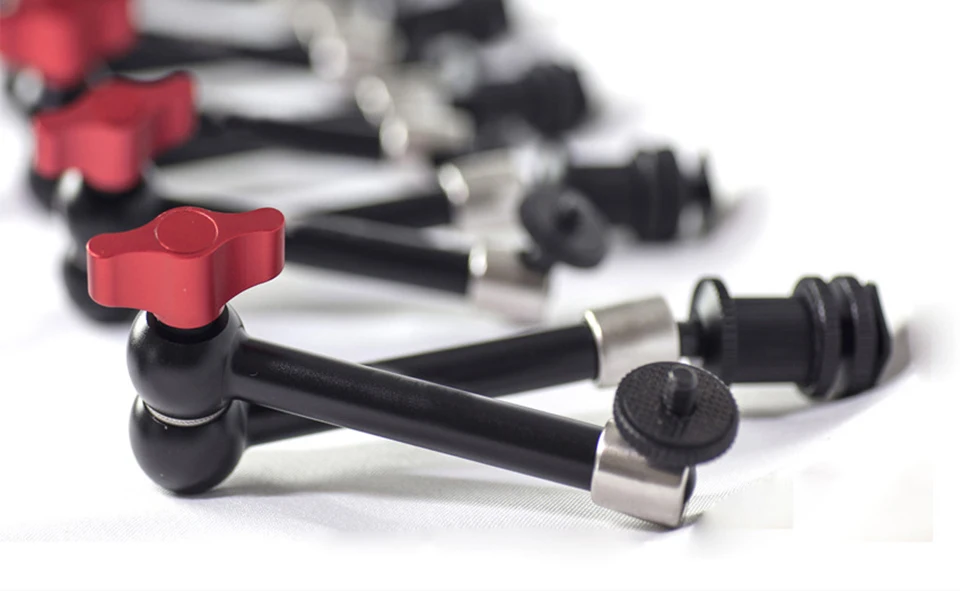 

Adjustable 7inch / 9inch / 11inch Magic Arm with Clamp Clip Adapter Mount Phone Holder for DSLR LED Light Camera Video Vlog