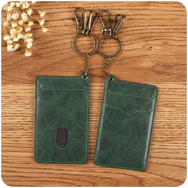 Набор из держателя для карт искусственной кожи в стиле ретро модная женская