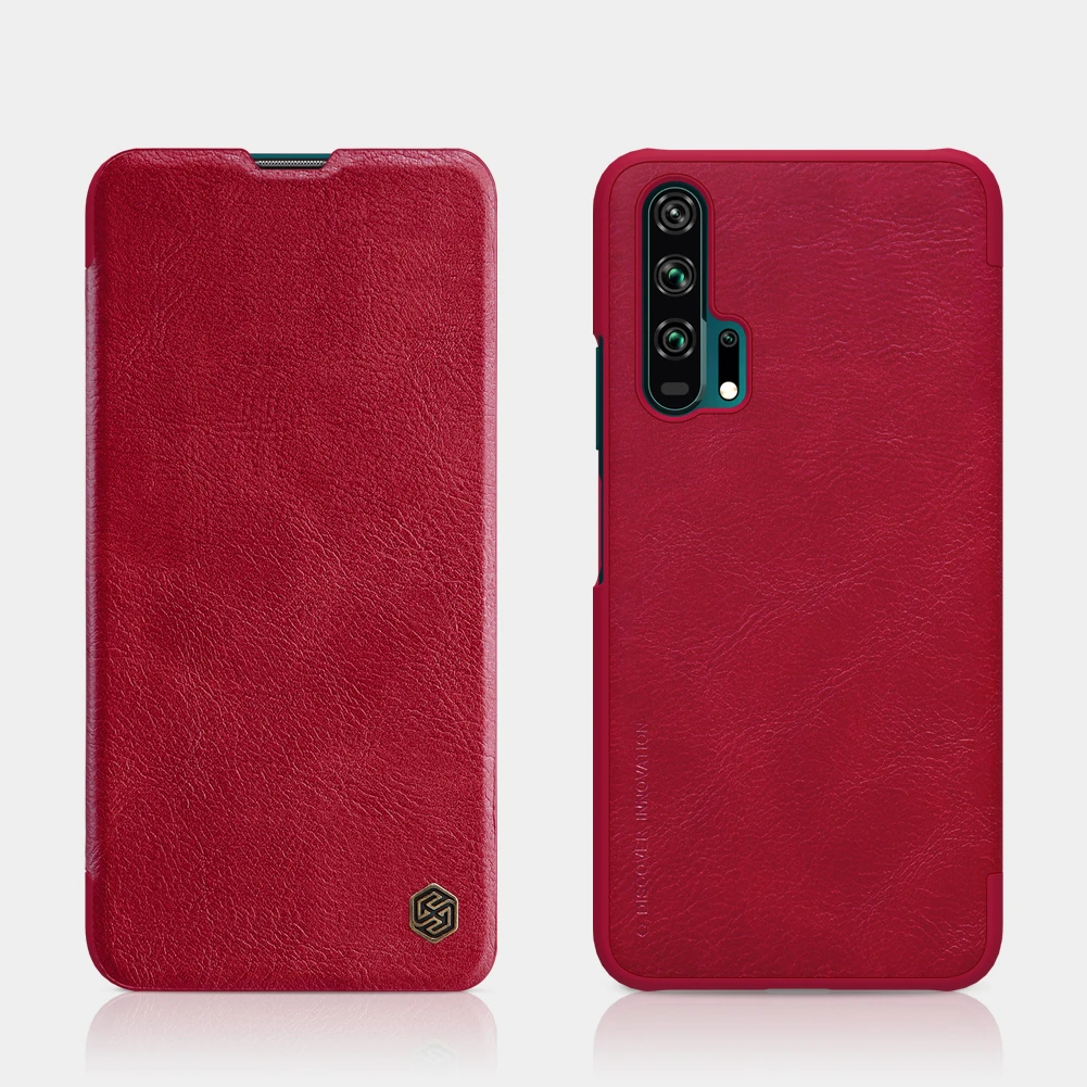 Для huawei Honor 20 Pro Чехол NILLKIN Qin Бизнес Флип кожаный чехол слот для карт задняя крышка для huawei Honor 20 Pro Чехол для телефона