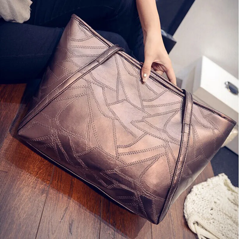 Женские сумки 2017 Известный дизайнерский бренд женские кожаные вместительные