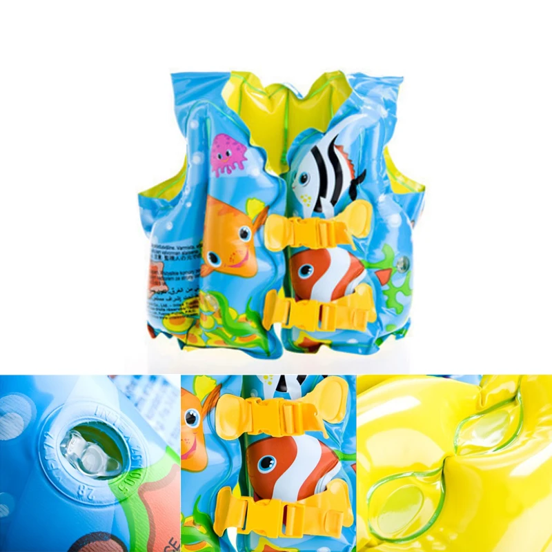 Детский плавающий жилет для плавания с милым мультяшным рисунком|swimming kids