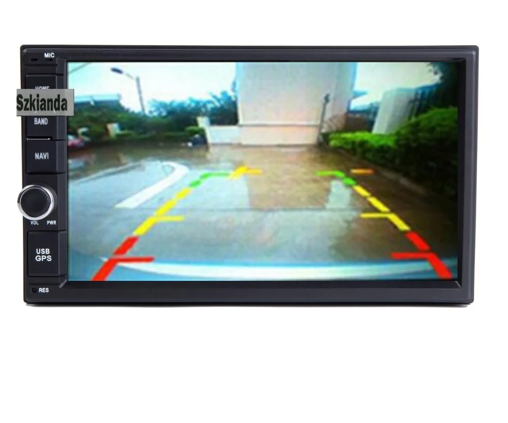 Автомобильный DVD-плеер с GPS android 8 1 2 din радио новая Универсальная GPS-навигация