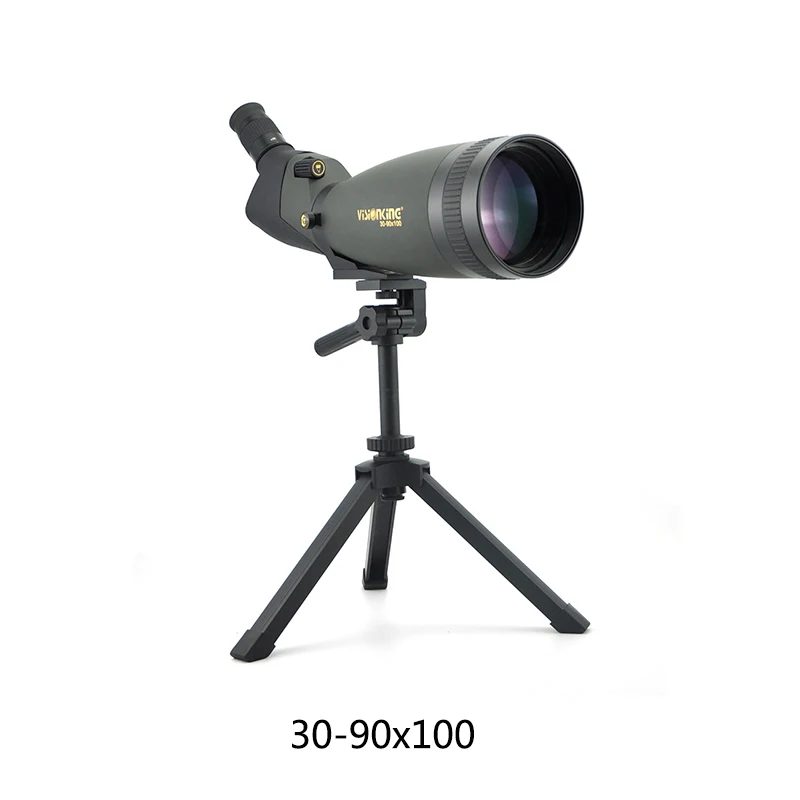 Зеленый Visionking 30-90x100 Зрительная труба наземный монокулярный телескоп для наблюдения за птицами диапазон съемки W штатив охотничьи зрительные прицелы - Цвет: Зеленый