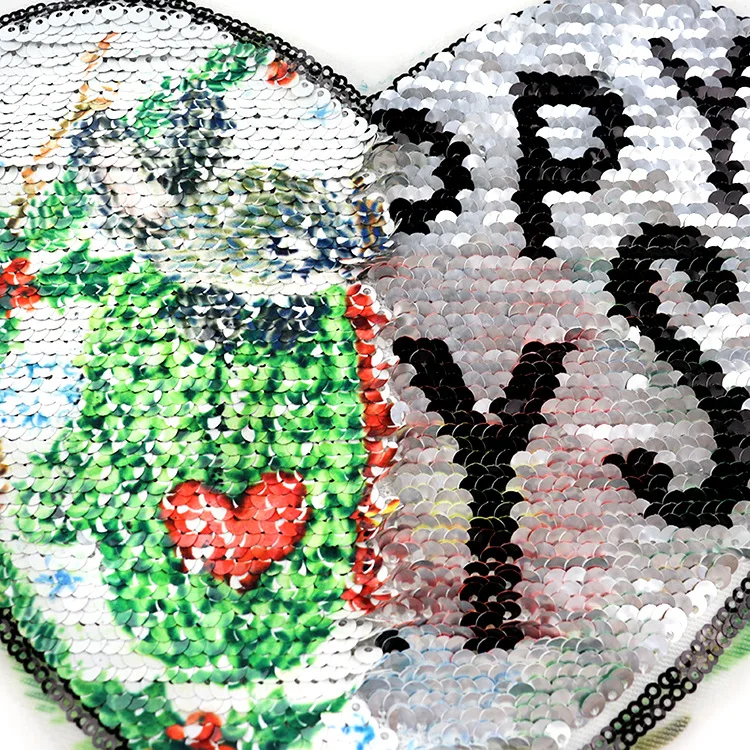 Большая розовая нашивка с блестками для одежды 1 шт. текстиль вышивка аппликации