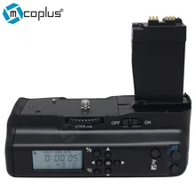 Mcoplus BG-550DL, LCD таймер, вертикальная батарея с захватом, Canon EOS 550D, 600D, 650D, 700D/ Rebel T2i, T3i, T4i, T5i, SLR цифровая камера as Meike MK-550DL