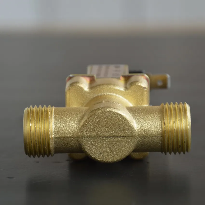 1/2 &quotметаллический DC 12V 24V или AC 220 В Электрический электромагнитный клапан для