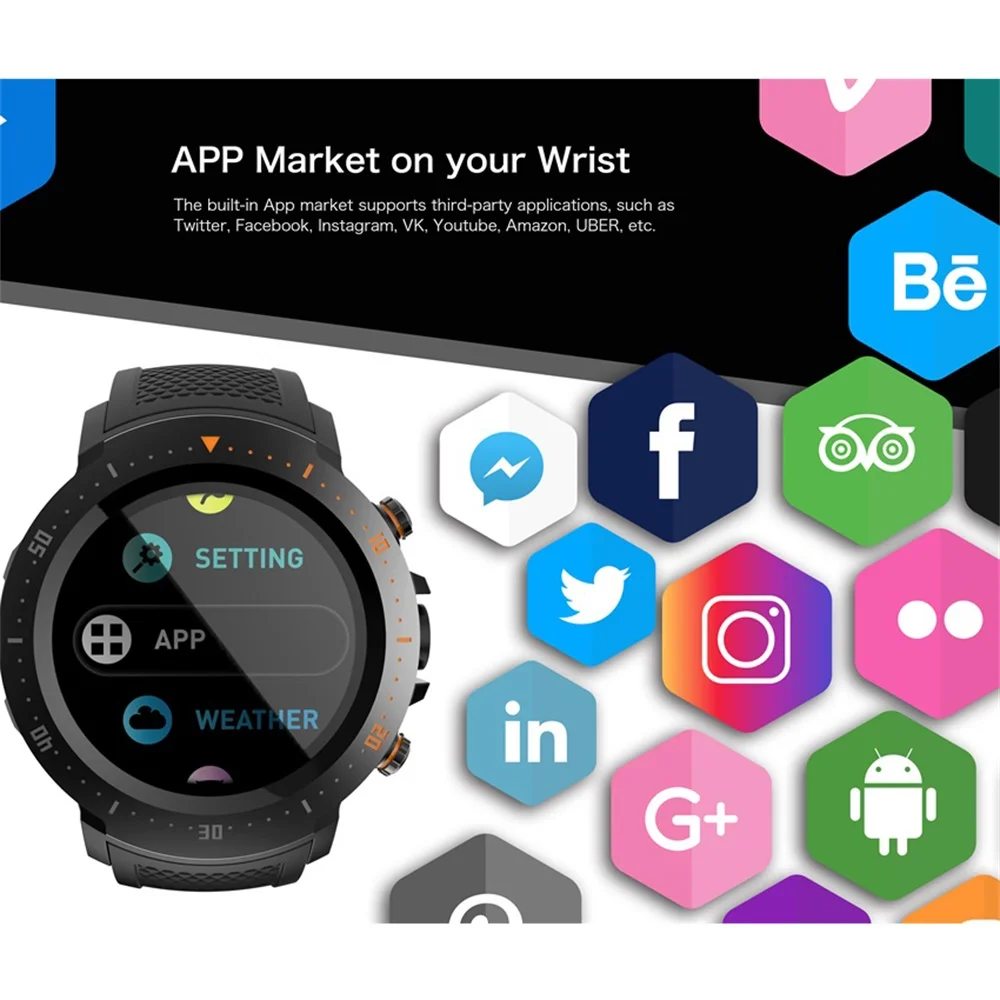 696 A4 Смарт часы GPS Bluetooth Wi Fi SmartWatch сердечного ритма с камерой IP67 водонепроницаемые