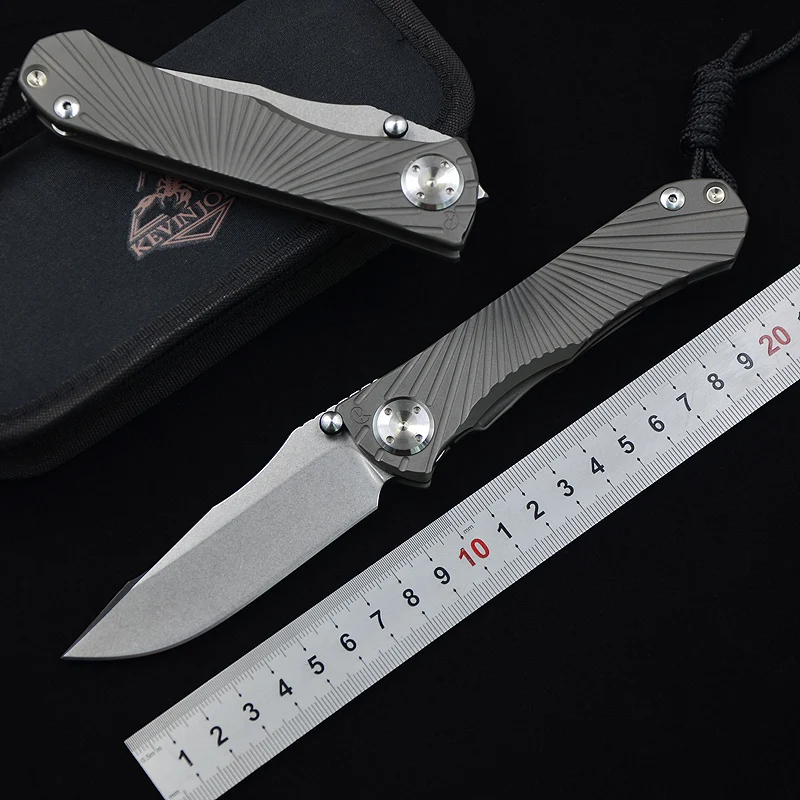 Складной нож Kevin john CR Umnumzaan лезвие m390 титановая ручка карманный кухонный для