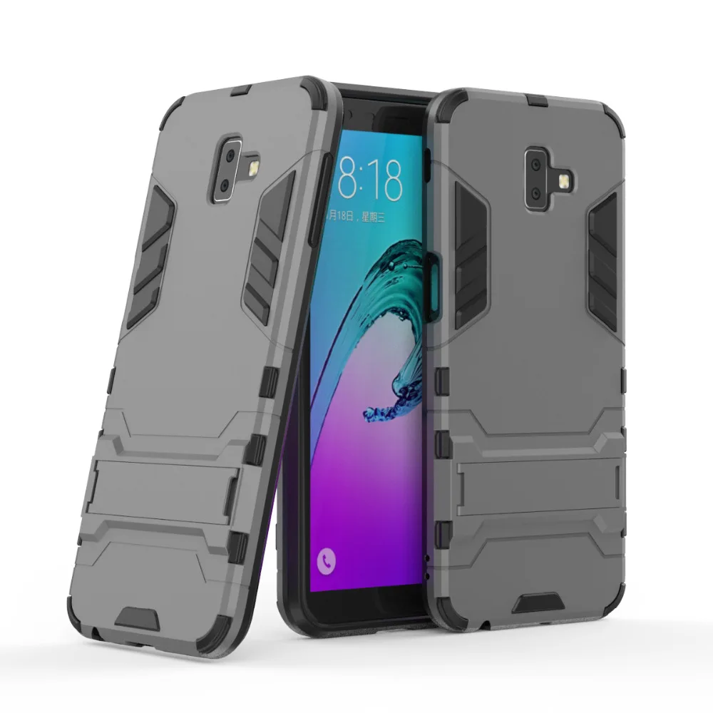 Для Samsung Galaxy J6 премьер Core Гибридный Броня телефон силиконовый чехол ТПУ + Жесткий