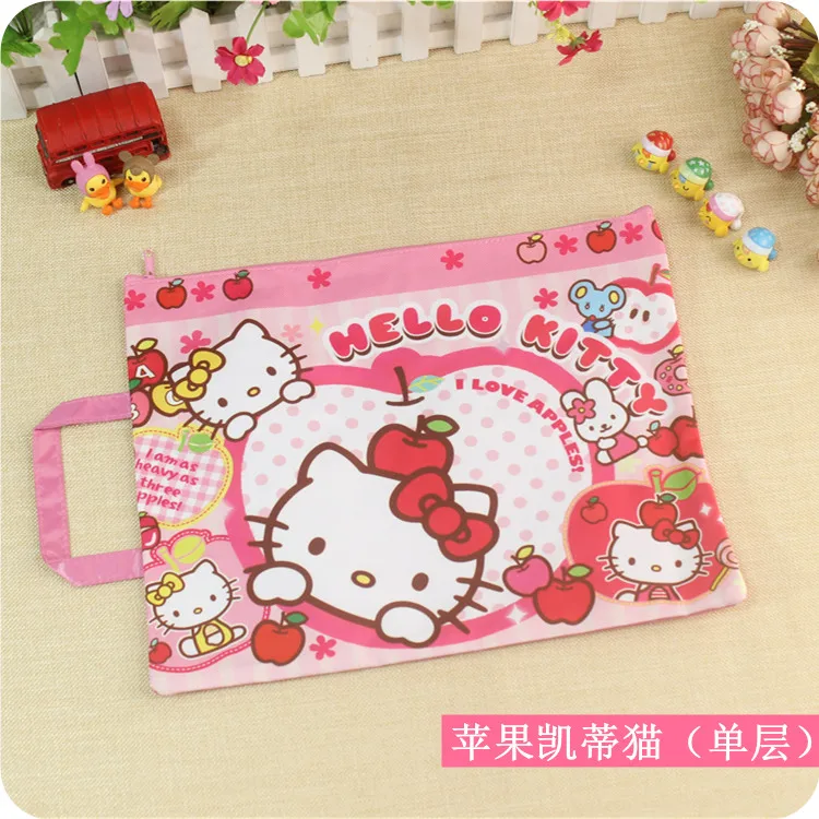 kitty 1 шт. Kawaii My Melody, две звезды, Dog, папка для документов, канцелярские принадлежности, школьные принадлежности для девочек - Цвет: kitty