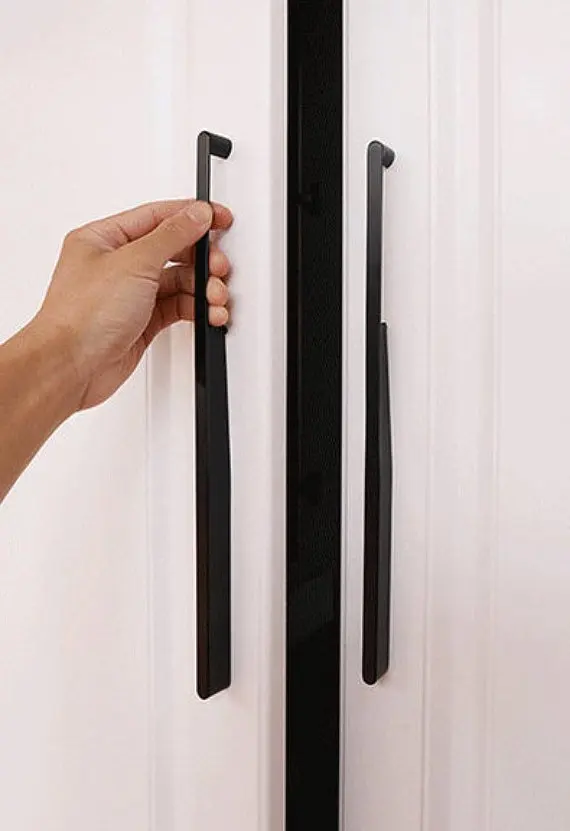 5 'ƌ 3'' 7 55 'Ǝ 8'' 12 ''черный дверные ручки комод тянуть круглые для