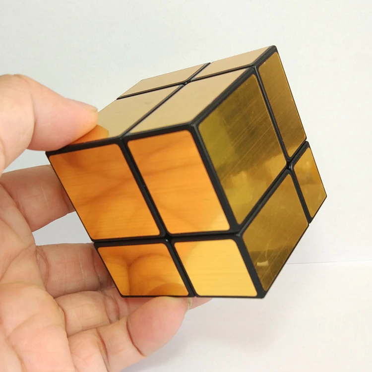 ShengShou 2X2 зеркальный куб черный волшебный головоломка твист Куб ВОЛШЕБНЫЙ