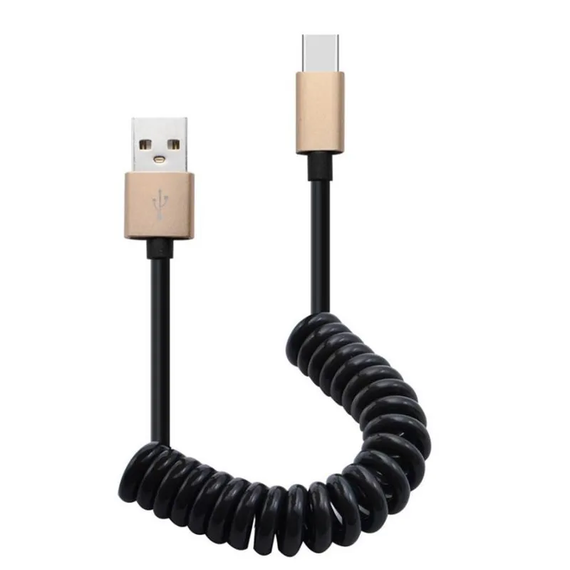 Автомобильное зарядное устройство с 2 портами, пружинный usb-кабель для iPhone Xiaomi mi 8 Explorer 9 SE 9T Pro A3 Red mi K20 4A 4X5 Plus Note 5A 6 7 Pro