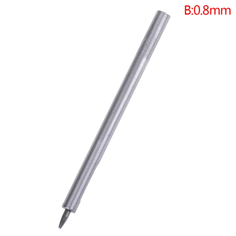 0.8mm 0,8 мм-2,5 мм DIY ручной работы ремень для пробивки отверстий в коже Дырокол полый сверлильный инструмент кожаный ручной работы Дырокол Набор кожаный инструмент - Цвет: 0.8mm