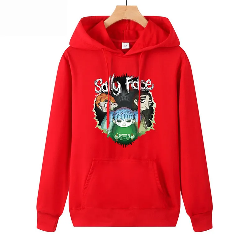 Весна осень уличная мода повседневные толстовки Sally face Толстовка с длинным рукавом Harajuku тонкие пуловеры