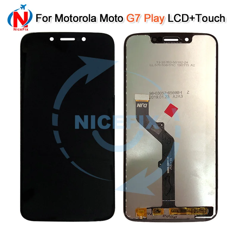 Сменный сенсорный ЖК экран для Motorola Moto G7 Play 5 7 дюйма moto Play|Экраны мобильных
