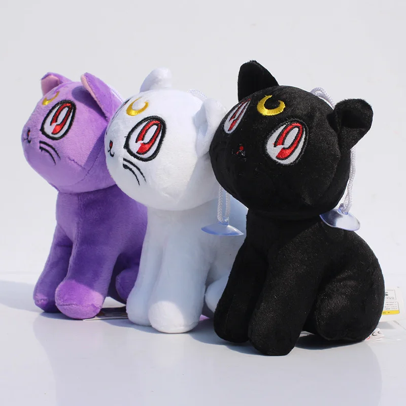 

7''18cm Japan Amine Cat Luna Plush Toys Animal Stuffed Plush Doll Toys
