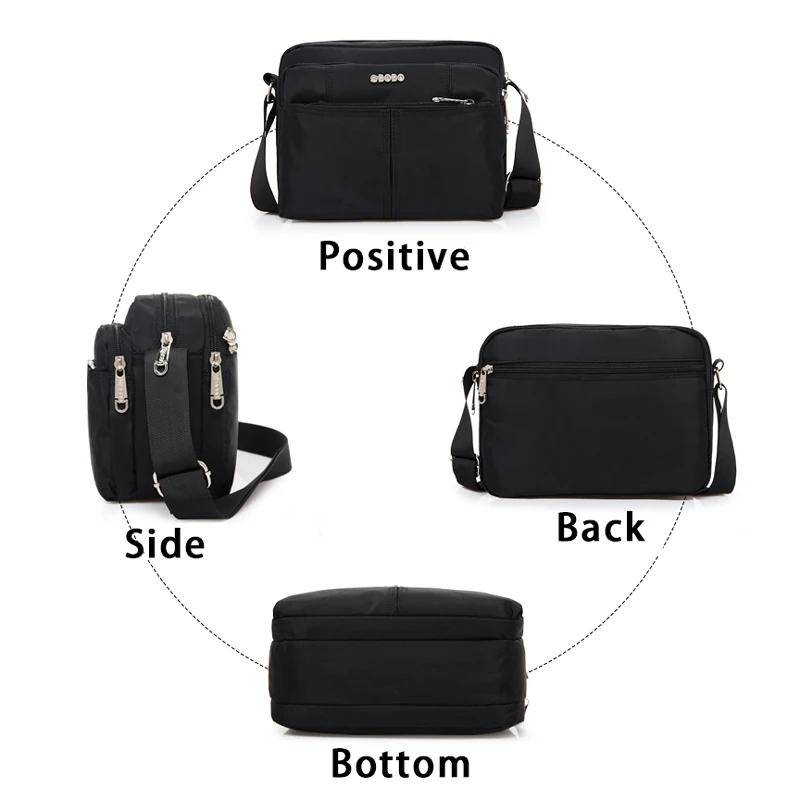 Bobo Брендовые женские плеча Сумки Водонепроницаемый нейлон для мужчин посланник