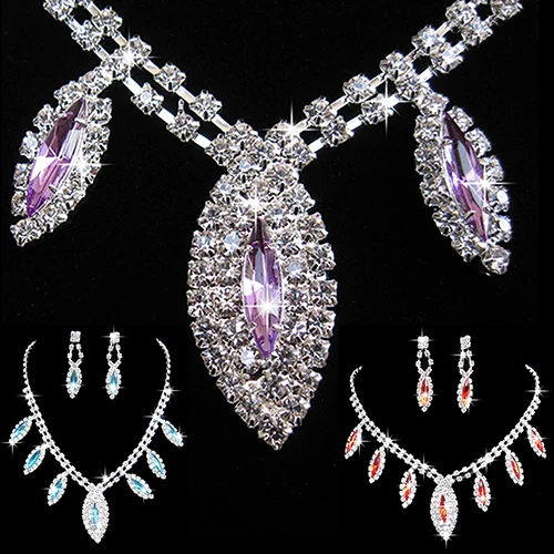 Горячая распродажа! Женские серьги с подвеской в виде капли из горного хрусталя