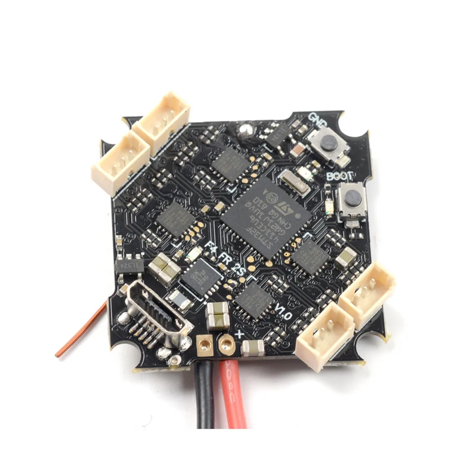 Интегрированный Контроллер полета CRAZY FROG F4 AIO Tiny Frog 2S 5A ESC приемник STM32F411CEU6 Bult in