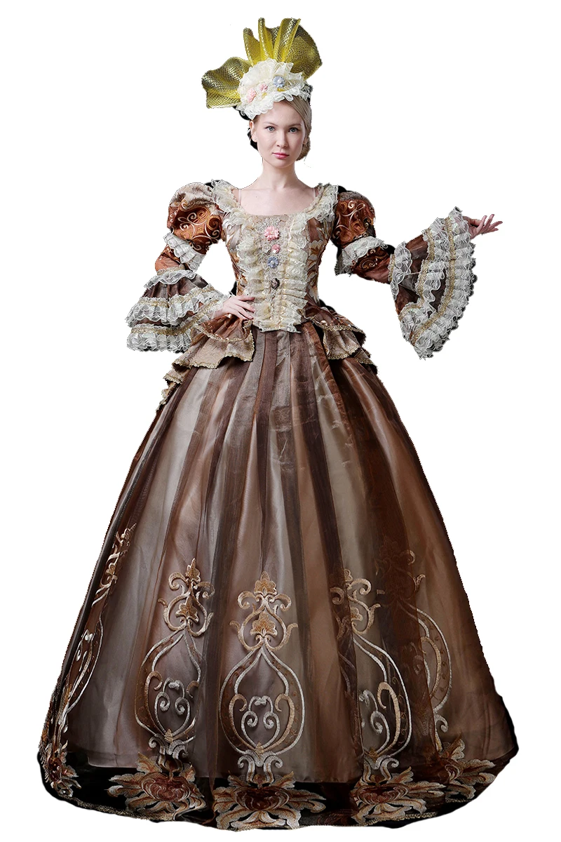 

One Piece Dress Gothic Lolita Classic/Traditional Lolita Vintage Inspired Victorian Rococo Medieval Cosplay Lolita Dress