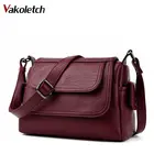 Модная женская сумка, кожаные сумки через плечо для женщин, сумки-мессенджеры, женская наплечная сумка, сумки через плечо, женская сумка KL296