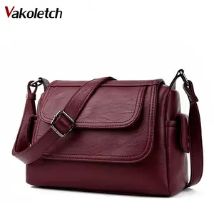 Модная женская сумка, кожаные сумки через плечо для женщин, сумки-мессенджеры, женская наплечная сумка, сумки через плечо, женская сумка KL296