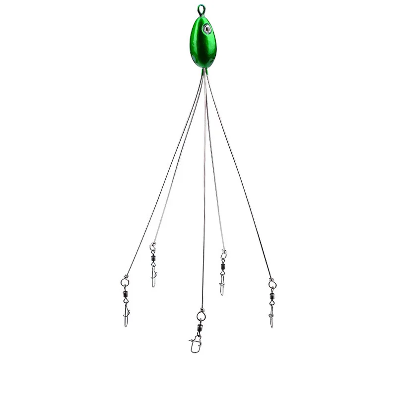 1Pcs High Quality 21cm 3D Fishing Bait Lure Alabama Rig Stainless Snap Swivel Tackle Group | Спорт и развлечения