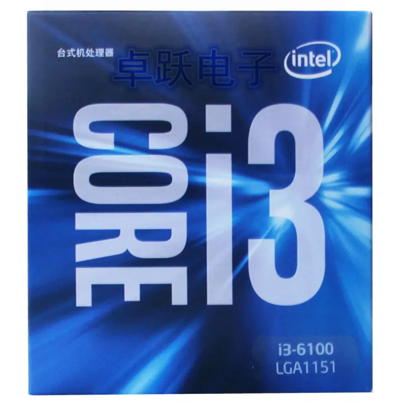 Бесплатная доставка новый оригинальный процессор Intel Core I3 6100 3 7 ГГц LGA1151 14 нм
