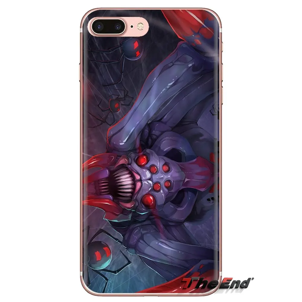 For Xiaomi Redmi 4A S2 Note 3 3S 4 4X 5 Plus 6 7 6A Pro Pocophone F1 Black Arachnia dota 2 BroodMother Soft Transparent Bag Case |