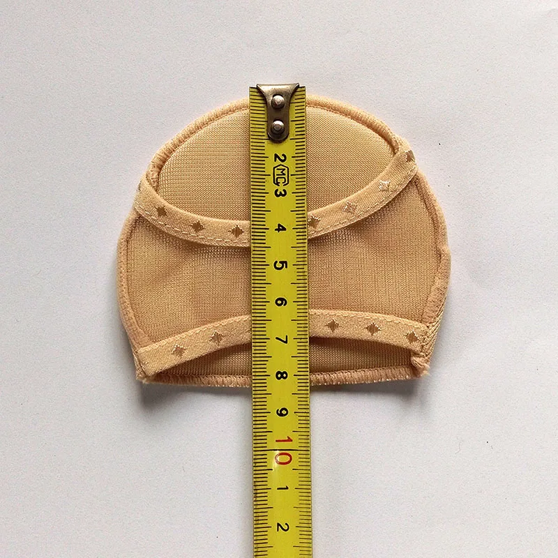 Женские нескользящие носки невидимки с открытым носком 2 пары/Лот WPD002|women ped|padded toe