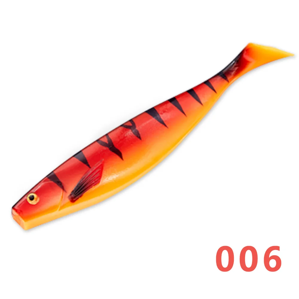 Новинка, Мягкая приманка для рыбалки Hunthouse pike savsge, 12 см, 15 см, 18 см, Pro Shad, натуральная Классическая приманка, berserk shad, большая приманка shad - Цвет: 006