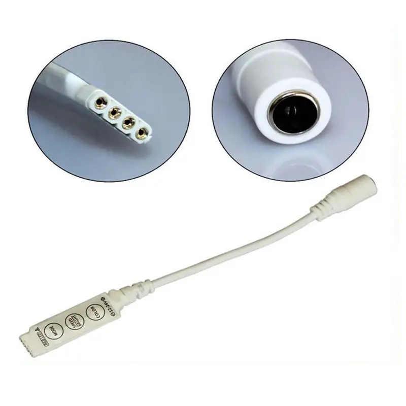 Новый 1 шт. 5050/3528 RGBStrip DC plug Female 256-level PWM control mode мини-регулятор регулятор света |