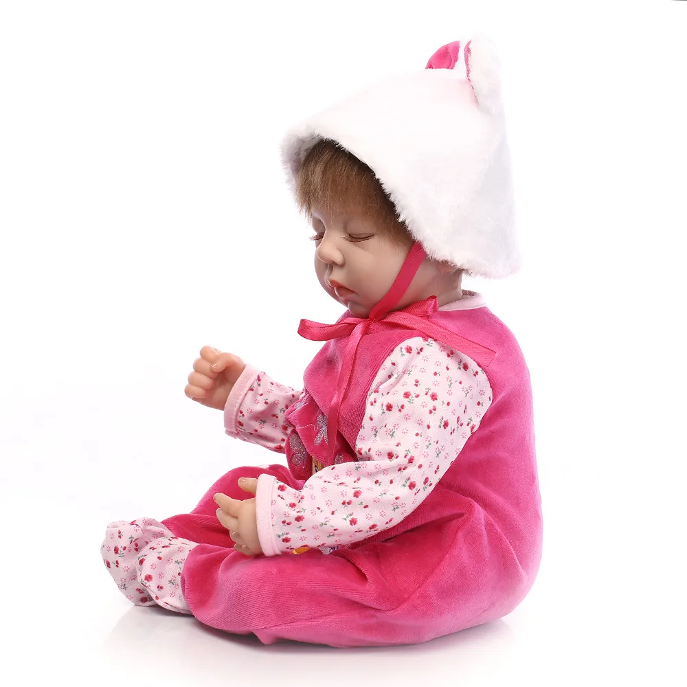 22 &quot55 см Силиконовая виниловая кукла-Реборн реалистичный сон кукла для