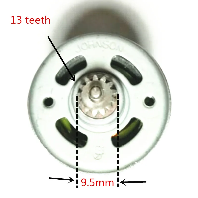 13 зубы 13 зубы 18V мотор Замена для BOSCH GSR18-2-LI PSB1800LI-2 DDBB180 DDB181 2 609 199 273 2609199273