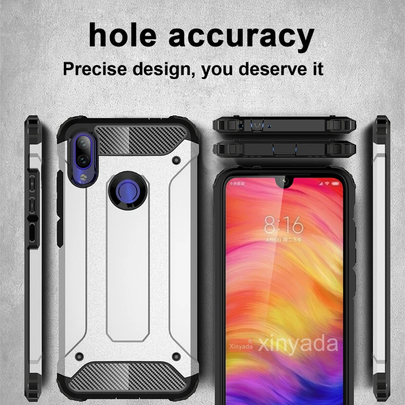 Бронированный чехол для huawei honor 8A 8C 8X Y9 2019 роскошный мягкий силиконовый Жесткий из