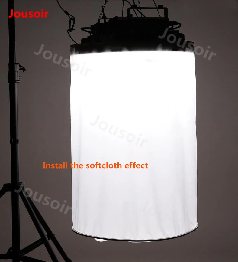 Falconeyes U4 LED 400w space lantern Lamp photography film movie Roof lamp with softbox &amp remote control 3000-8000K CD50 T06 |