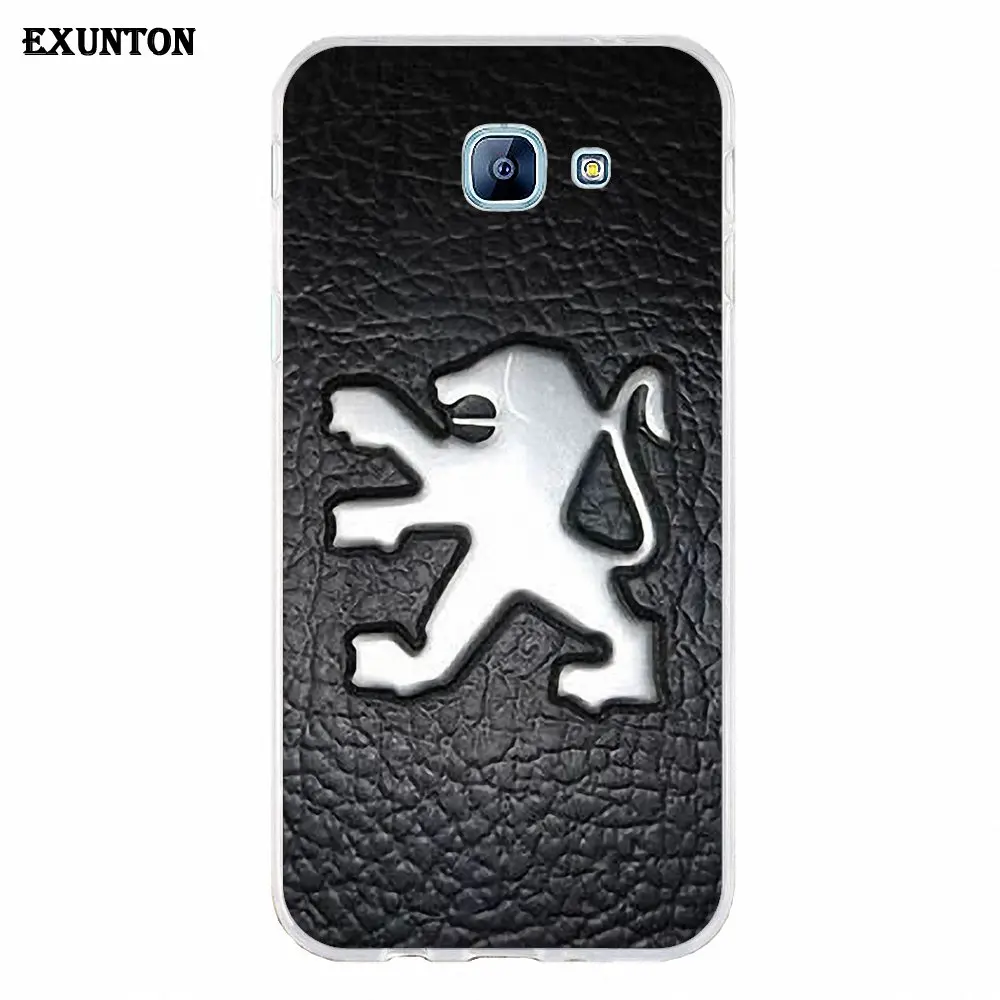 as picture ТПУ Новое поступление года для Galaxy Alpha Core Note 2 3 4 S2 A10 A20 A20E A30 A40 A50 A60 A70 M10 M20 M30 Логотип Peugeot - Цвет: as picture