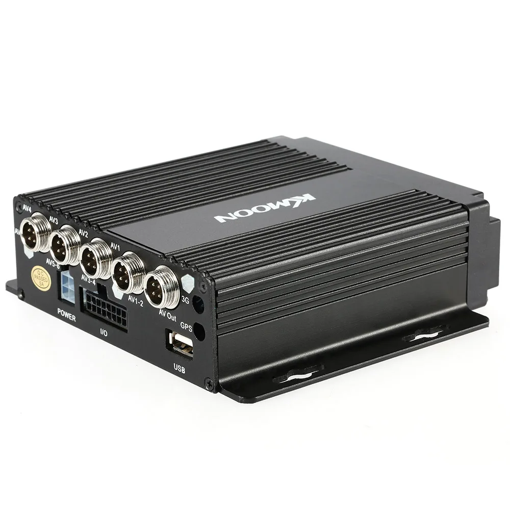 KKmoon мини в реальном времени SD автомобильный Мобильный DVR 4CH видео/аудио вход с пультом дистанционного управления Encrption