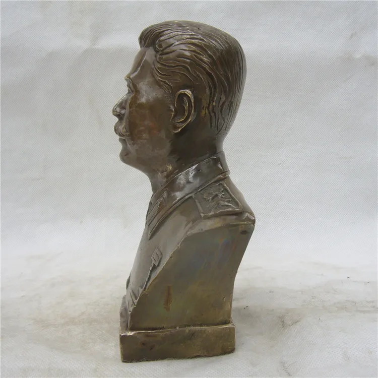 Бронзовая статуя Сталина высотой 17 см # топовая Коллекция советские