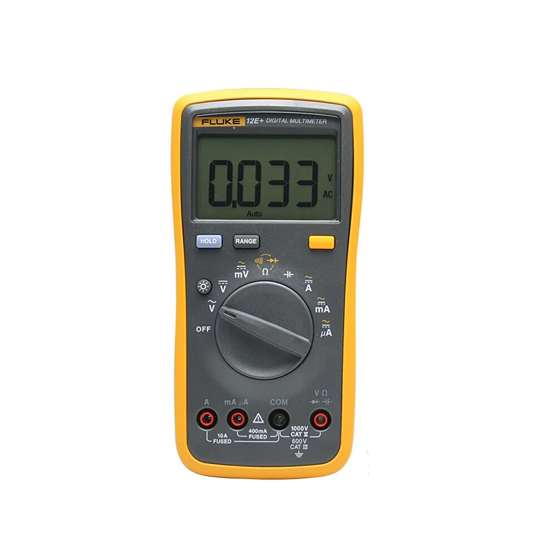 Fluke 15B+/17B+/18B+/12E+ плюс Автоматический цифровой Диапазон мультиметр DMM AC/DC/диод/R/C напряжение тока тестер
