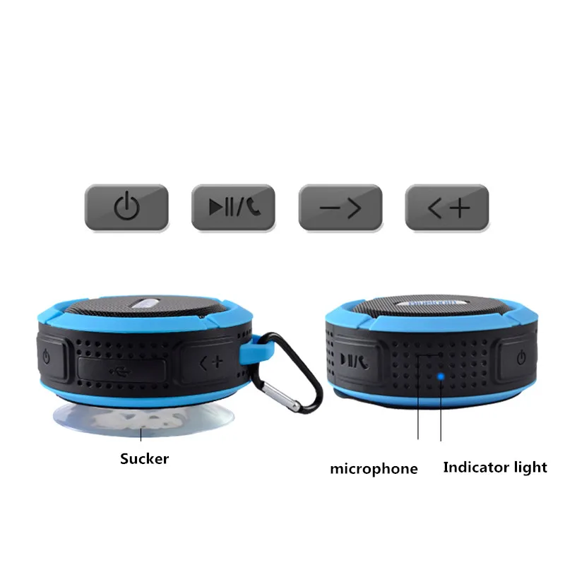 Беспроводные Bluetooth колонки Hevaral для отдыха на открытом воздухе походов