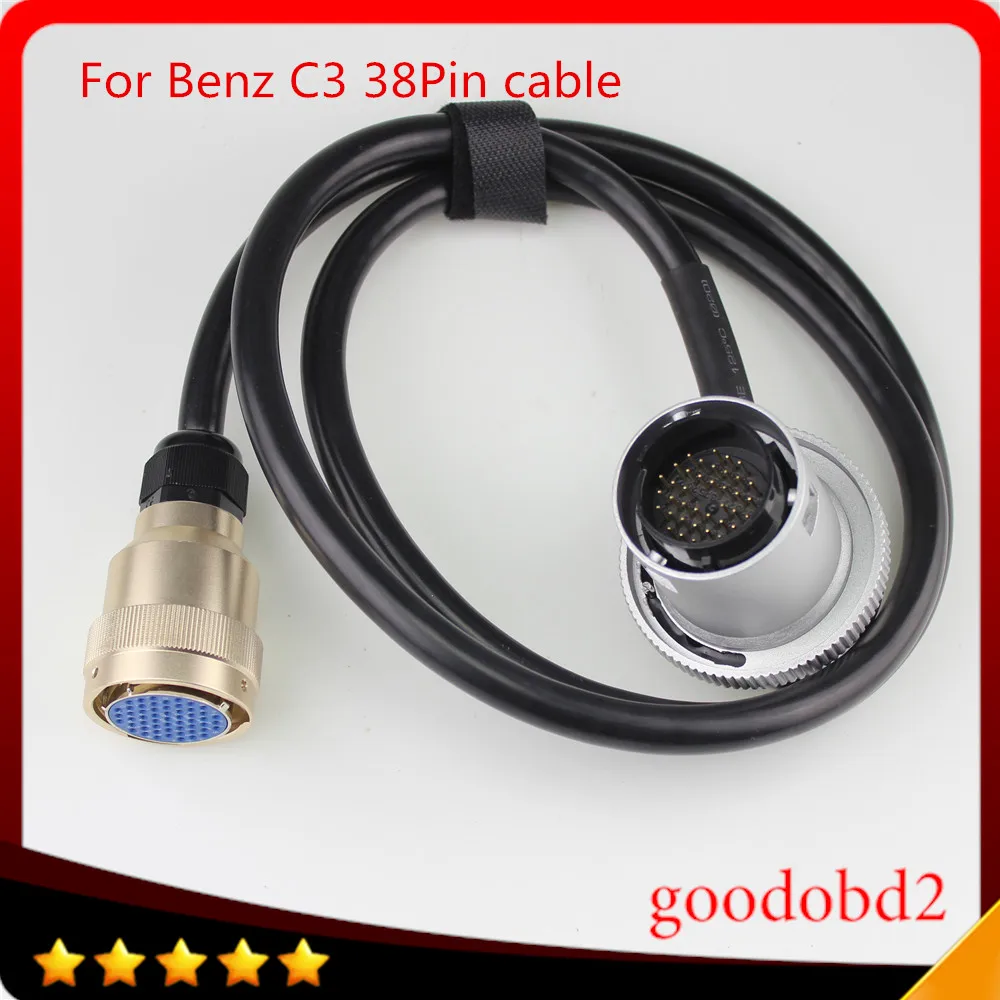 Для Benz 38Pin кабель для MB STAR C3 OBD2 кабели OBD II 38 Pin Тестовый Кабель диагностического