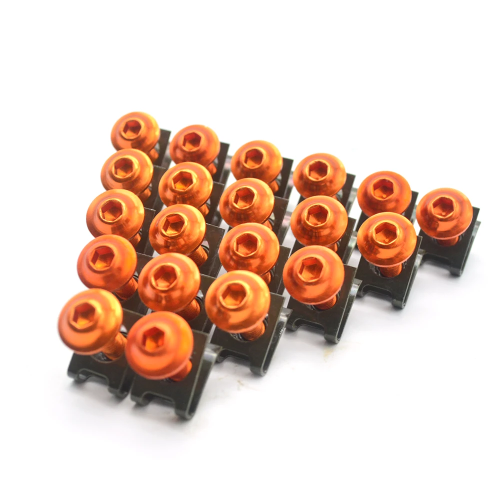 Universa 20PCS motorcycle accessories motorbike 6mm fairing bolts screws for Ducati Hypermotard 1100 S 1198 GT 1000 ST2 ST4S | Автомобили