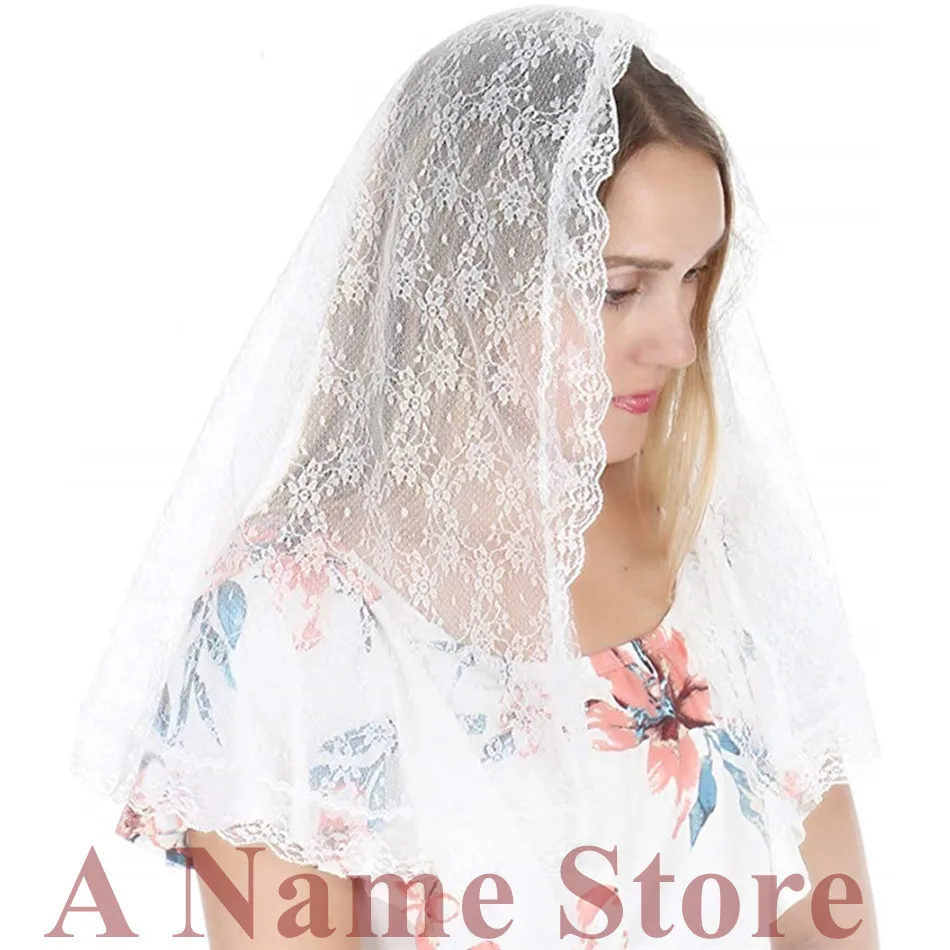 ISHSY белые туфли на шнурках для невесты Фата Мантилья Church Veil католический