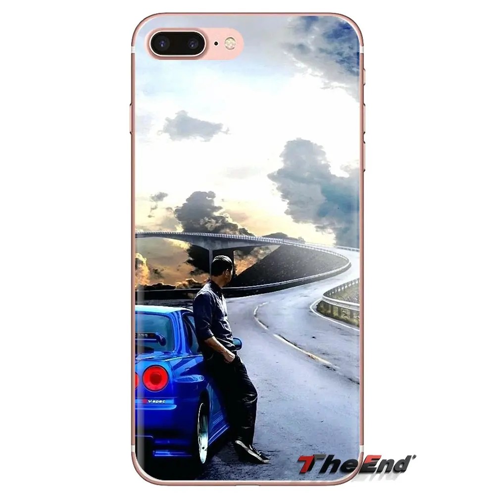 Прозрачный чехол из ТПУ для Samsung Galaxy S3 S4 S5 Mini S6 S7 Edge S8 S9 S10 Plus Note 3 4 5 8 9 Fast and Furious Paul Walker