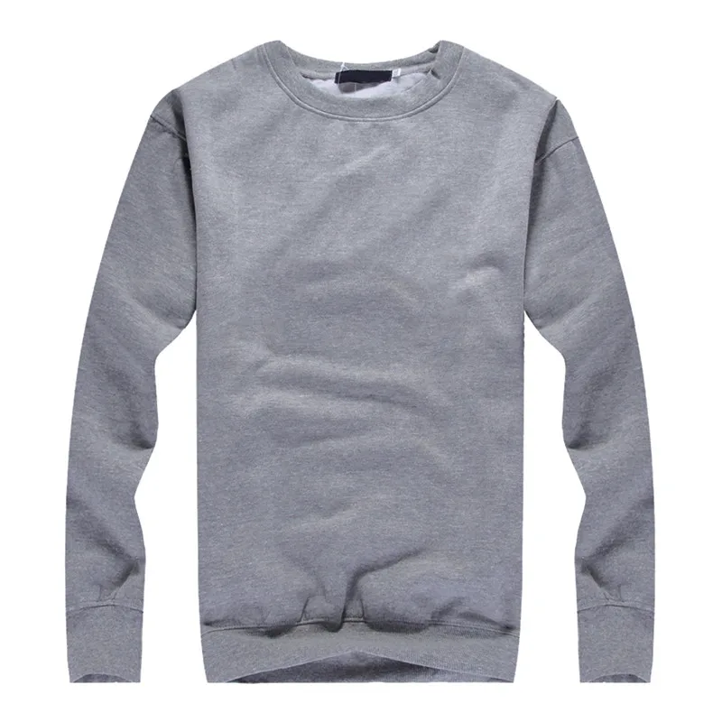 2019 Новинка Мужская Толстовка Осень Толстая Повседневная Хлопок Пуловер Флисовый