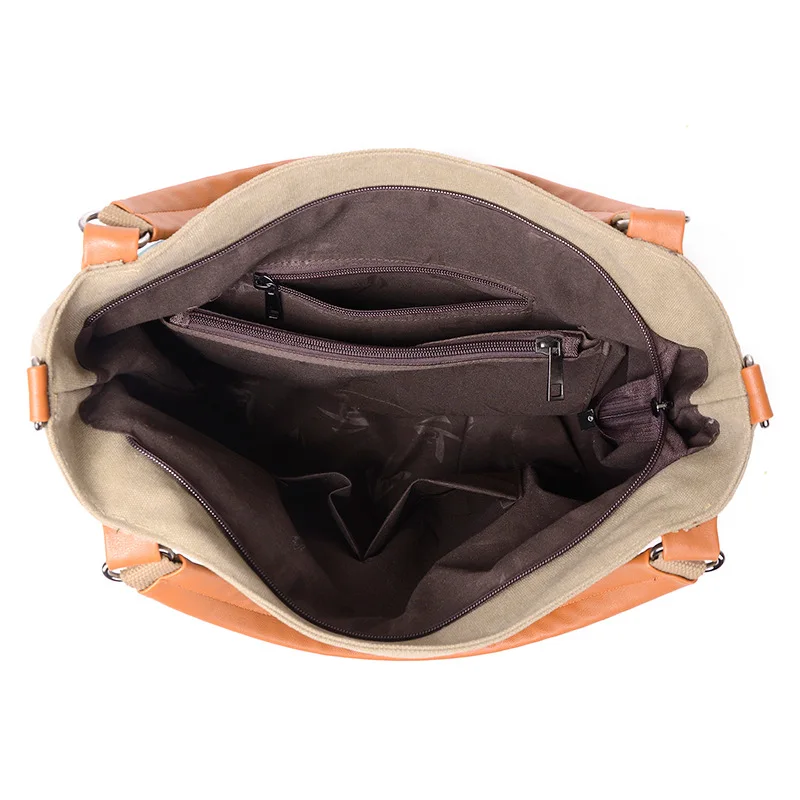 

2021 New Rainbow stripe Canvas Handbags Women Fashion Designer Woman Shoulder Bags Brand Female Messenger Travel Bag Ladies Tote