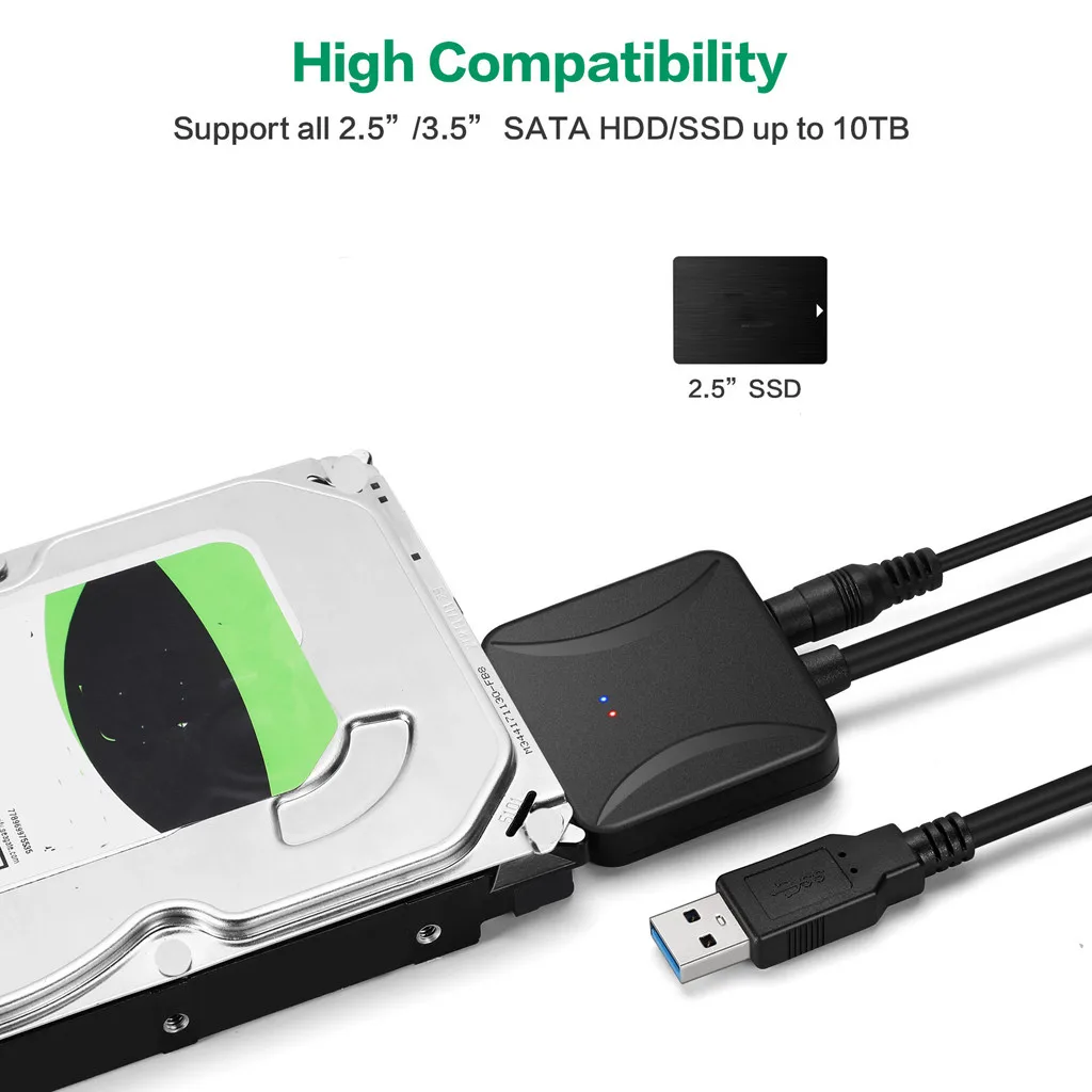 2019 HIPERDEALE USB 3 0 до 2 5 SATA SSD жесткий диск на жестком диске Кабель-адаптер конвертер