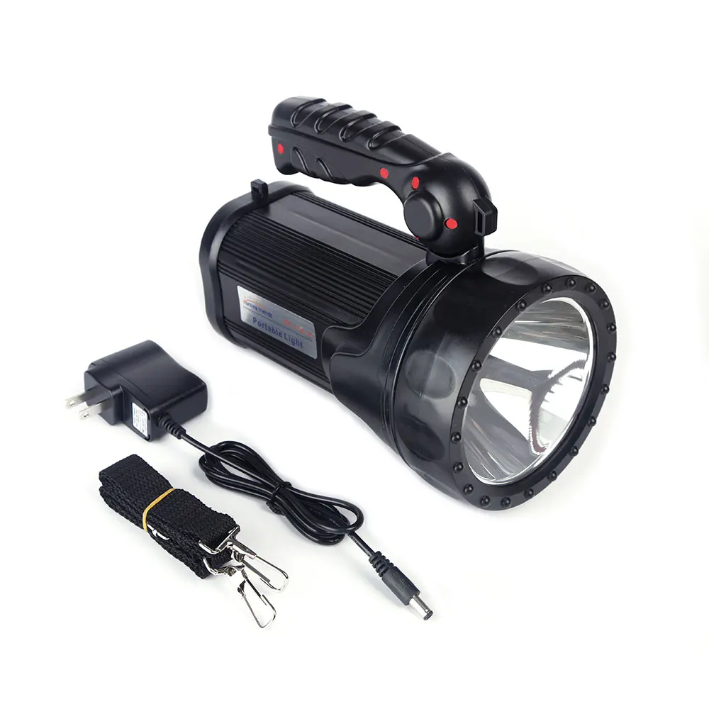 売却 Huting 友人超高輝度ハンドヘルドポータブルライト 3 モード充電式懐中電灯トーチ強力なサーチライトロングショットランプ